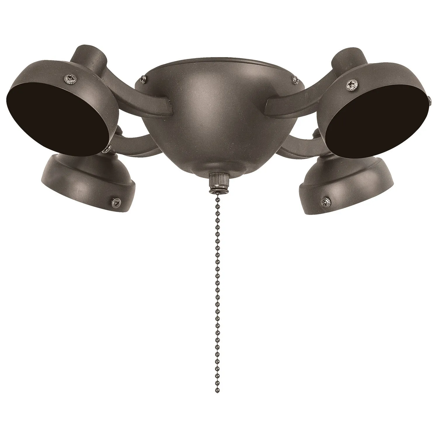 Four Light Fan Light Kit in Burnished Nickel Finish by Minka Aire