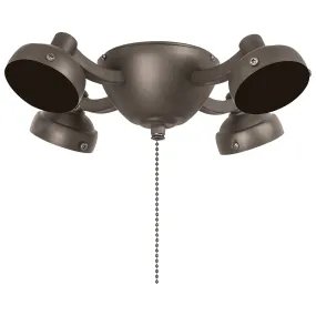 Four Light Fan Light Kit in Burnished Nickel Finish by Minka Aire