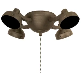 Four Light Fan Light Kit in Heirloom Bronze Finish by Minka Aire
