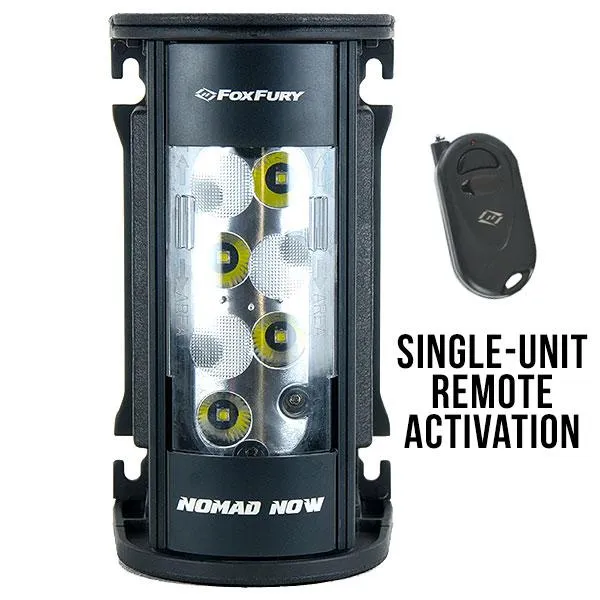 FoxFury Nomad NOW Area-Spot Light with Remote: Single Unit Activation