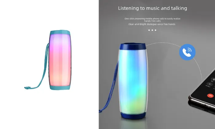 G157 Bluetooth Speaker With LED Illumination and Waterproof Design