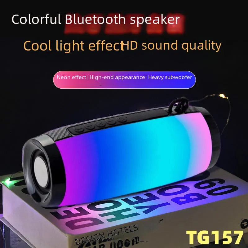 G157 Bluetooth Speaker With LED Illumination and Waterproof Design