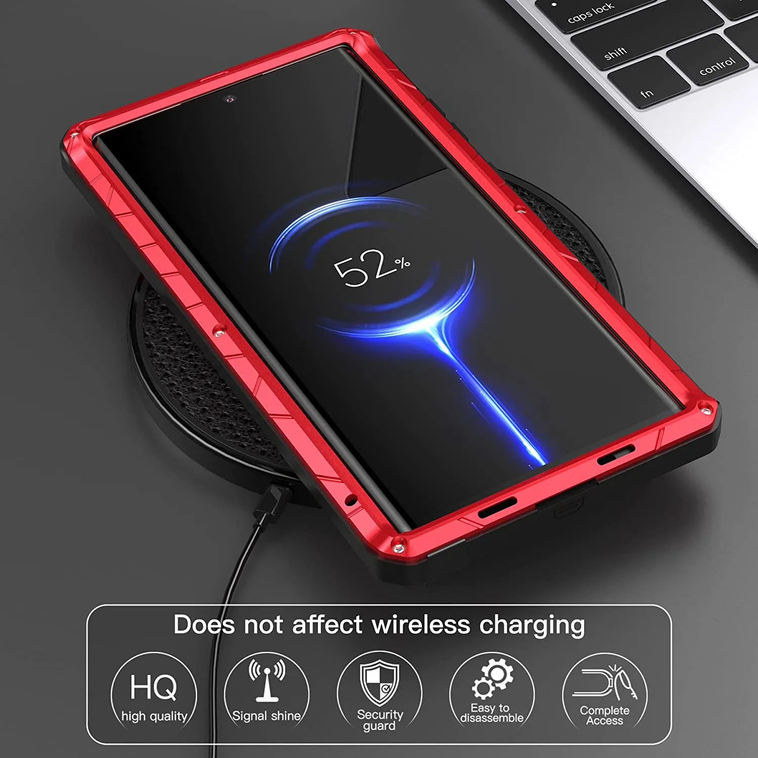 Galaxy S22 Ultra Metal Heavy Duty Protective Case