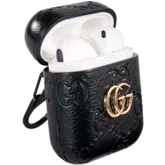 GG Style Leather ShockProof AirPods Case