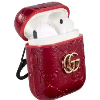 GG Style Leather ShockProof AirPods Case