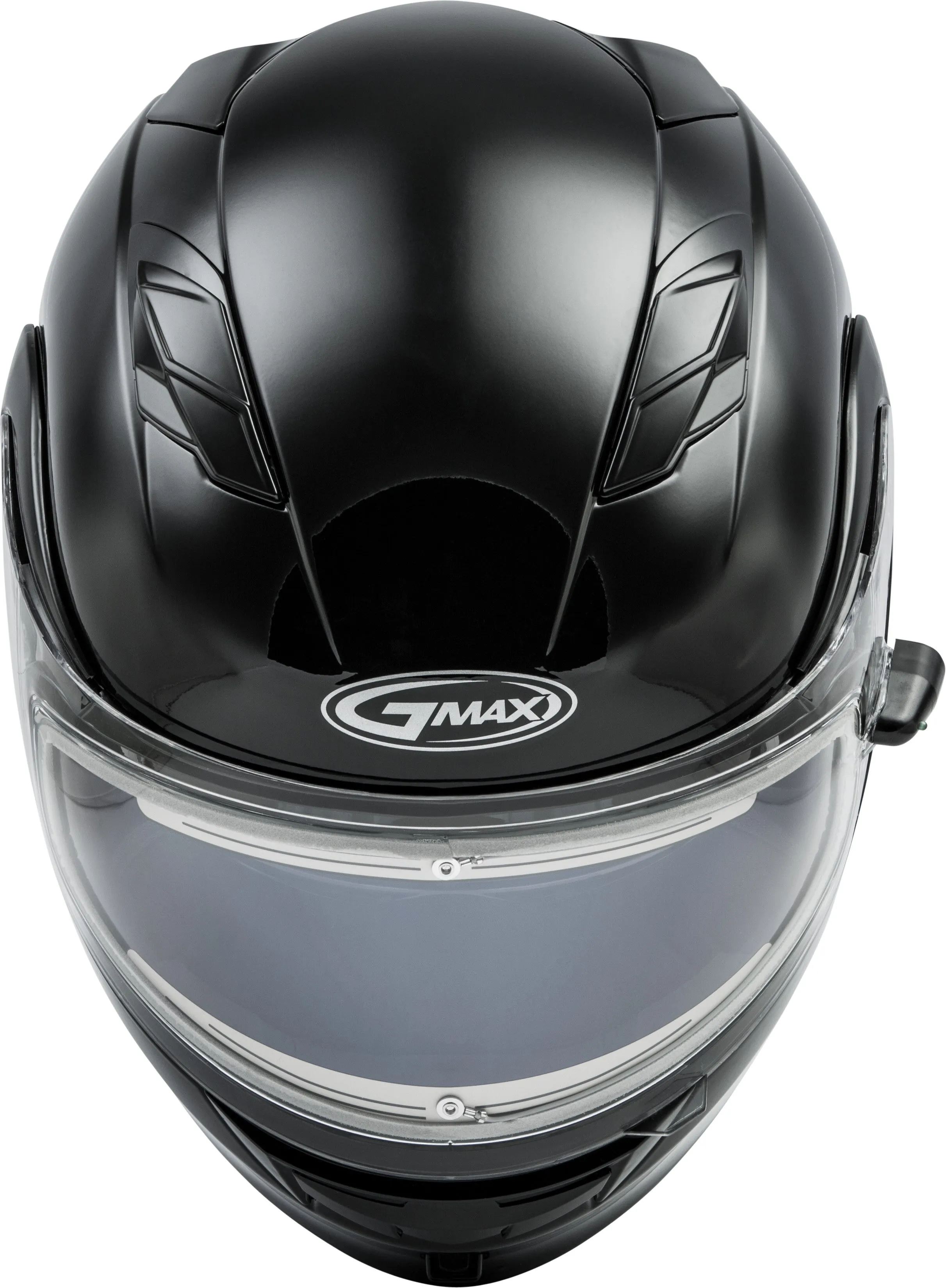 Gmax MD-01S Modular Bluetooth Snow Helmet Gloss Black Electric Shield
