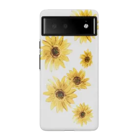 Golden Garden | Yellow Sunflower Floral Google Pixel Case