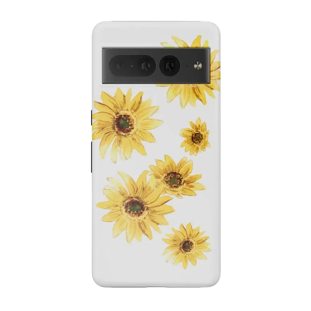 Golden Garden | Yellow Sunflower Floral Google Pixel Case