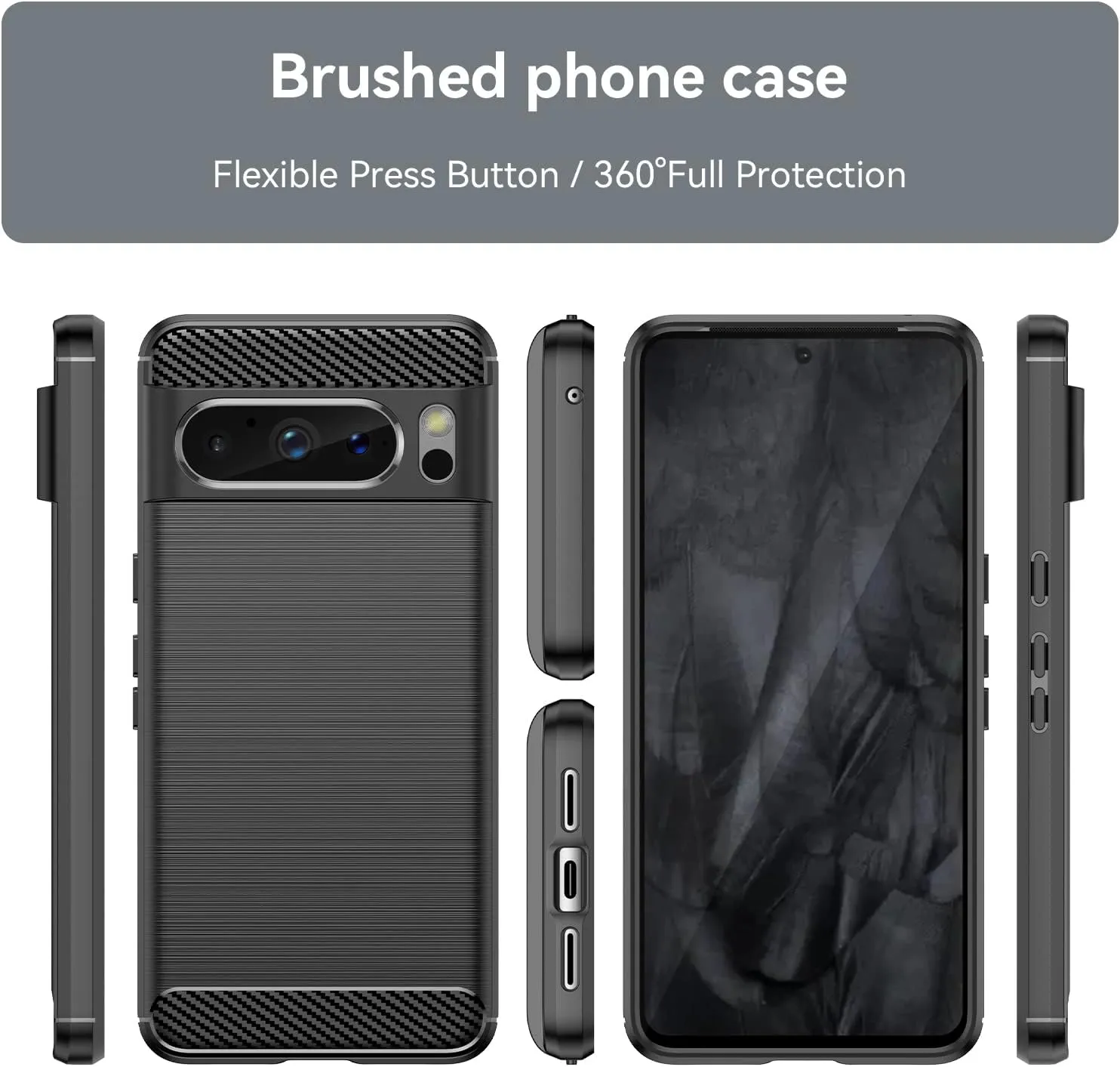 Google Pixel 8 Pro Phone Case Flexible Drop Protection Slim Fit Phone Cover
