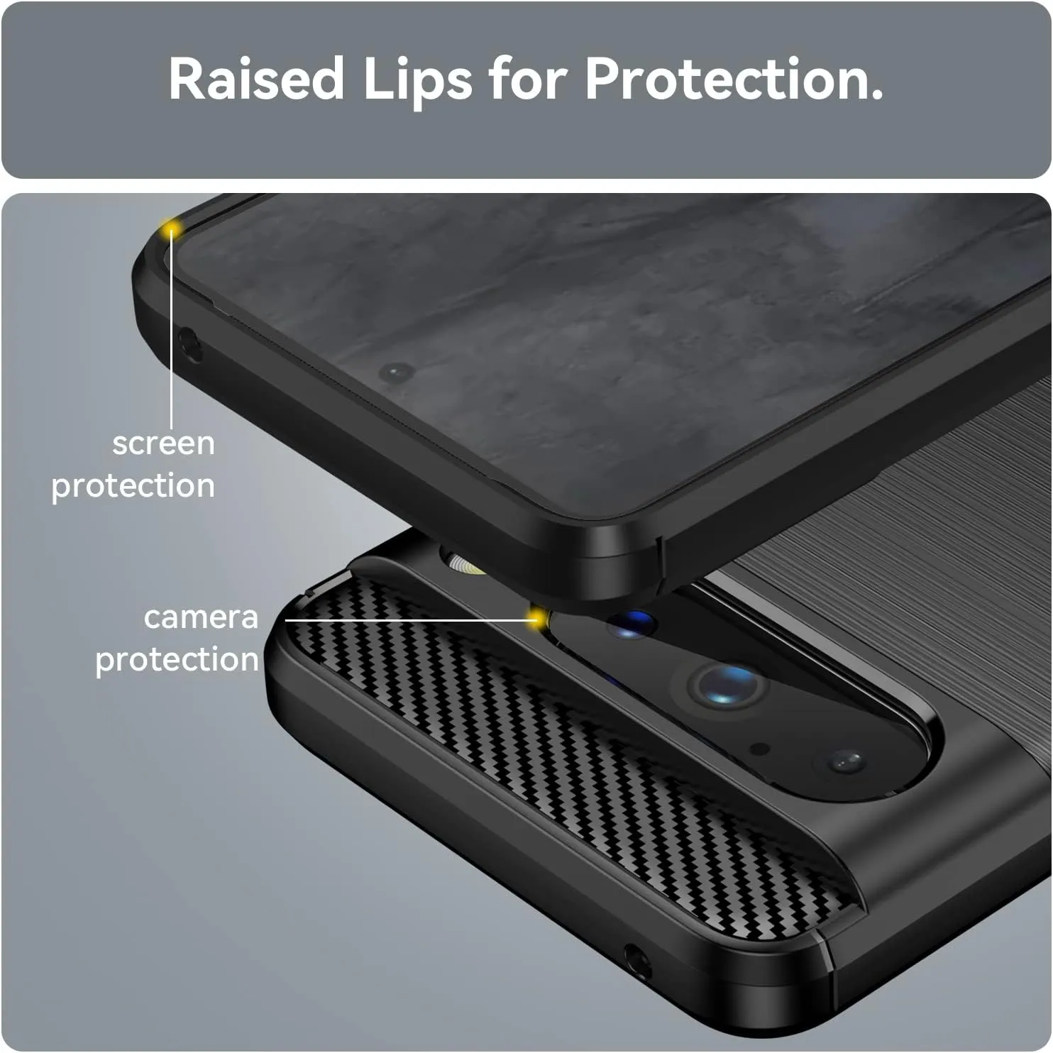 Google Pixel 8 Pro Phone Case Flexible Drop Protection Slim Fit Phone Cover