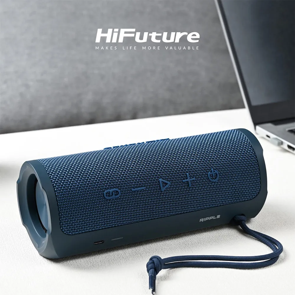 HiFuture Ripple 20W Portable Bluetooth Speaker (Blue)