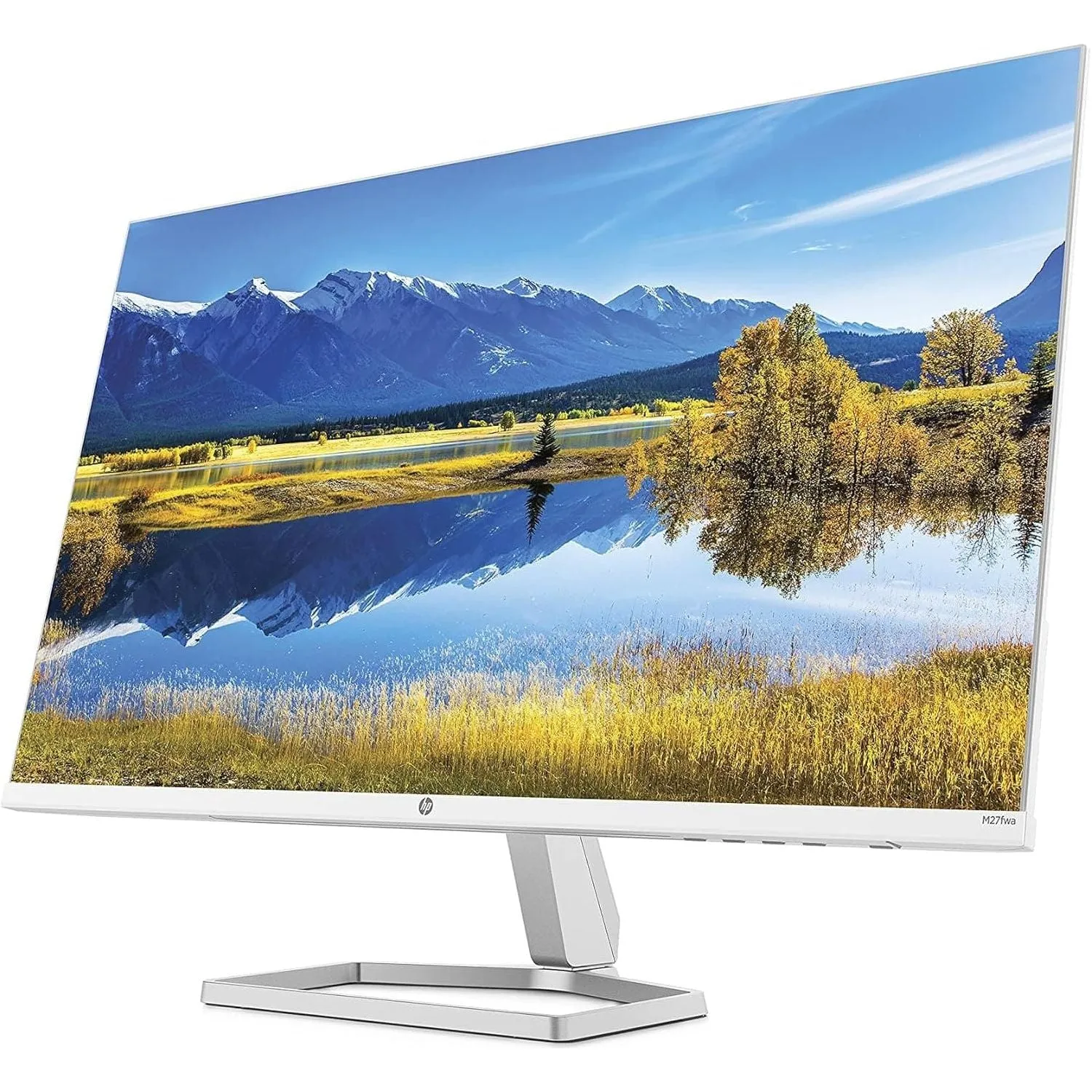 HP M27fwa 27-in FHD IPS LED Backlit Monitor with Audio White Color