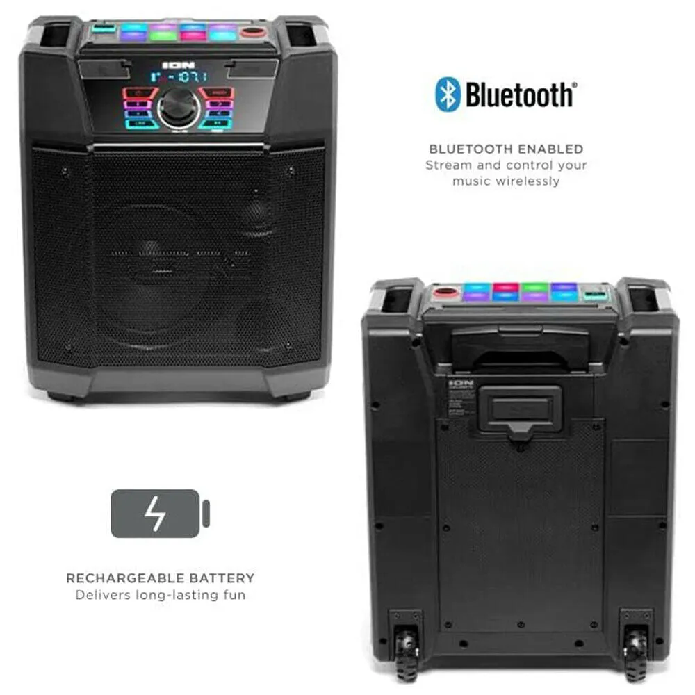 ION Explorer FX High Power Sound Effects IPX4 Water Resistant Bluetooth Speaker