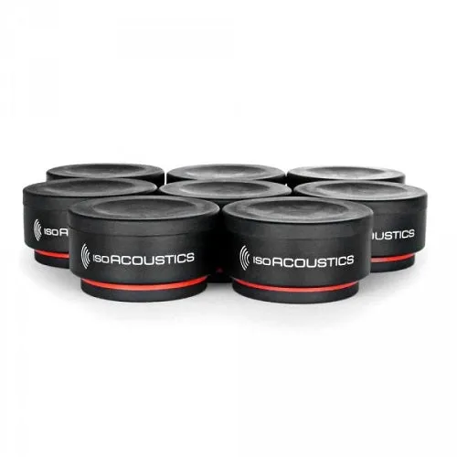 IsoAcoustics ISOACCPUCKM Isolators for Monitors - 8 Pack