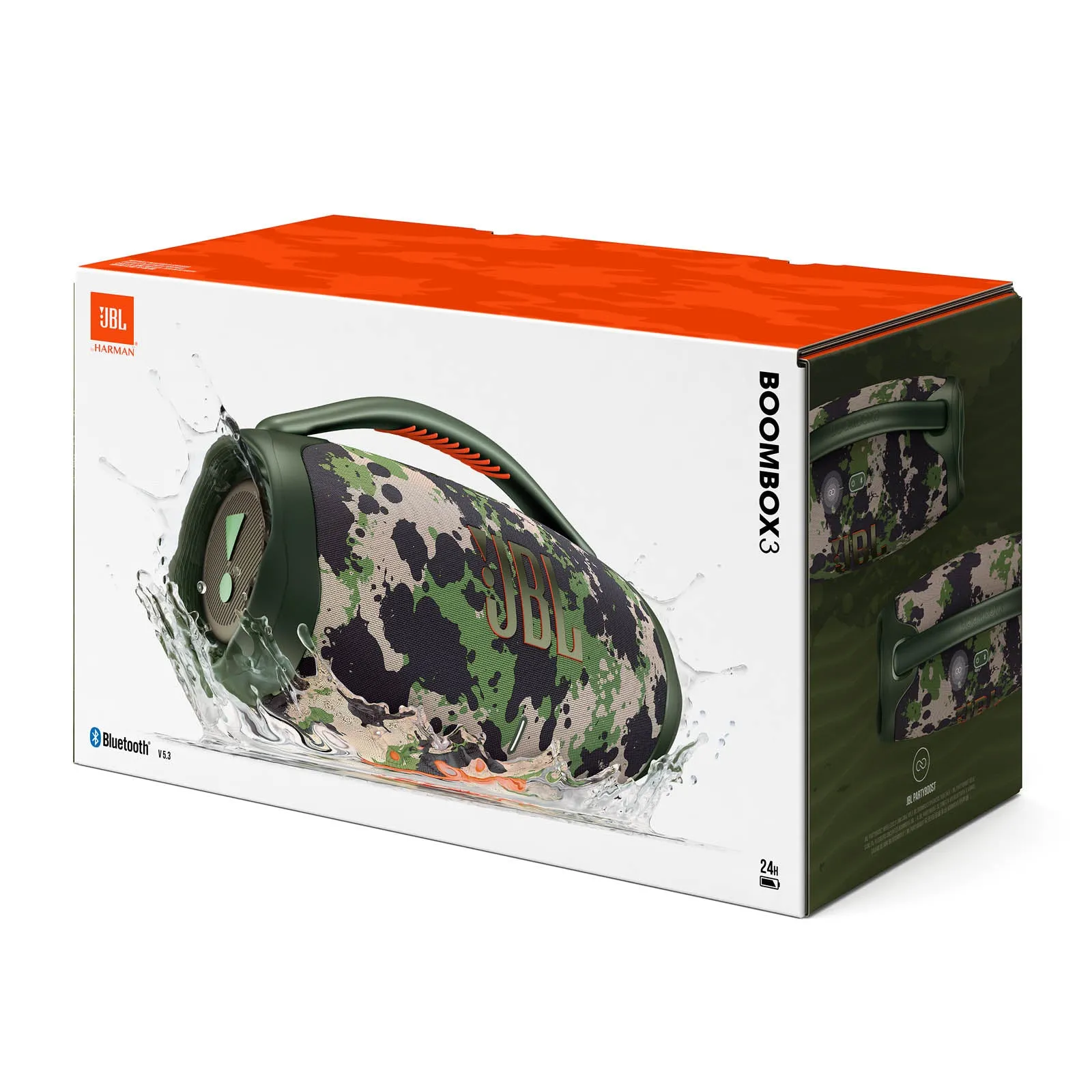 JBL Boombox 3 Portable Waterproof Bluetooth Speaker - Camoflage