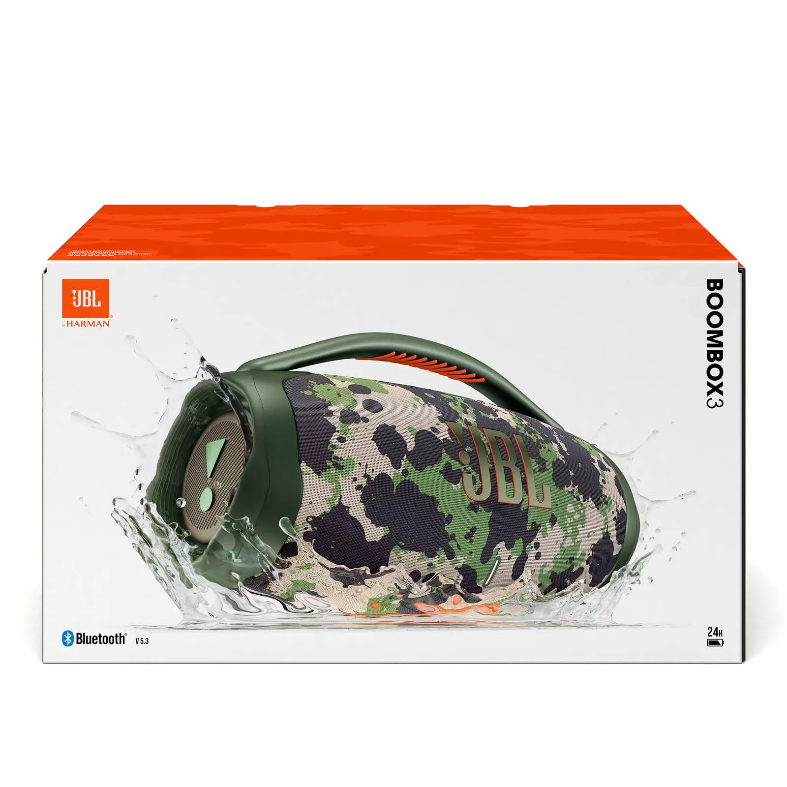 JBL Boombox 3 Portable Waterproof Bluetooth Speaker - Camoflage