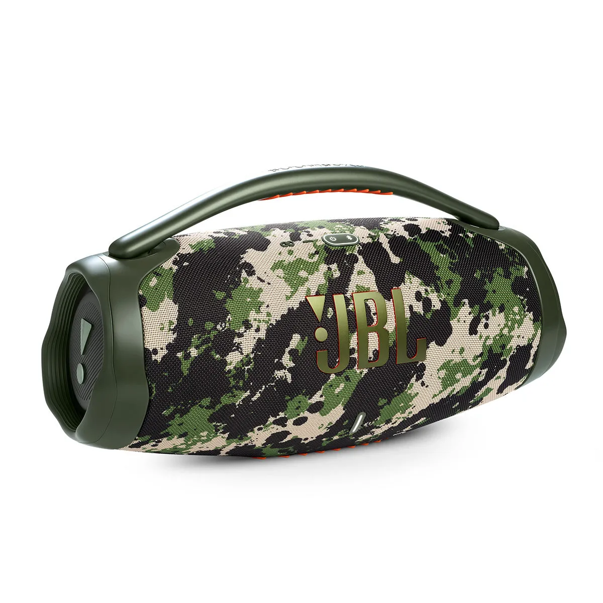 JBL Boombox 3 Waterproof Portable Bluetooth Speaker with gSport Carbon Fiber Case (Camo)