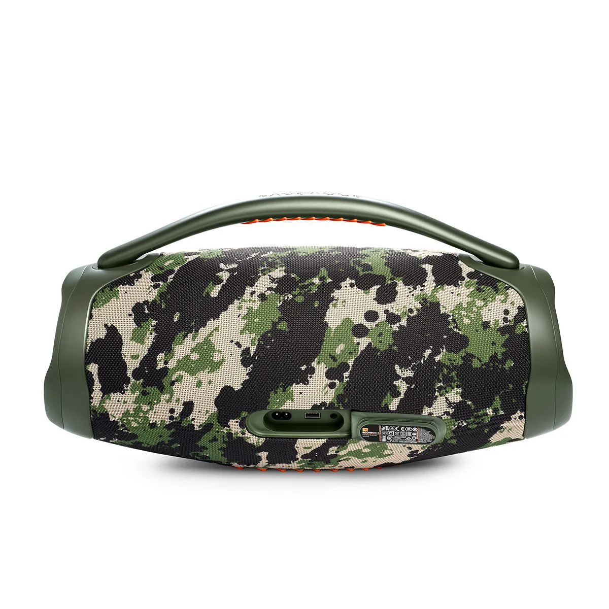 JBL Boombox 3 Waterproof Portable Bluetooth Speaker with gSport Carbon Fiber Case (Camo)