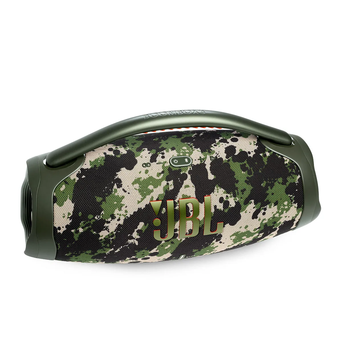 JBL Boombox 3 Waterproof Portable Bluetooth Speaker with gSport Carbon Fiber Case (Camo)