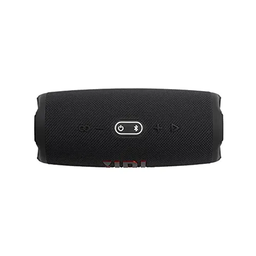 JBL Charge 5 Portable Bluetooth Speaker with Deep Bass, IP67 Waterproof and Dustproof, Up To 20 Hours of Playtime, Built-in Powerbank - Black