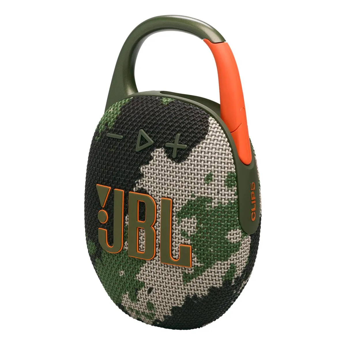 JBL Clip 5 Ultra Portable Bluetooth Speaker with gSport Carbon Fiber Case (Camo)