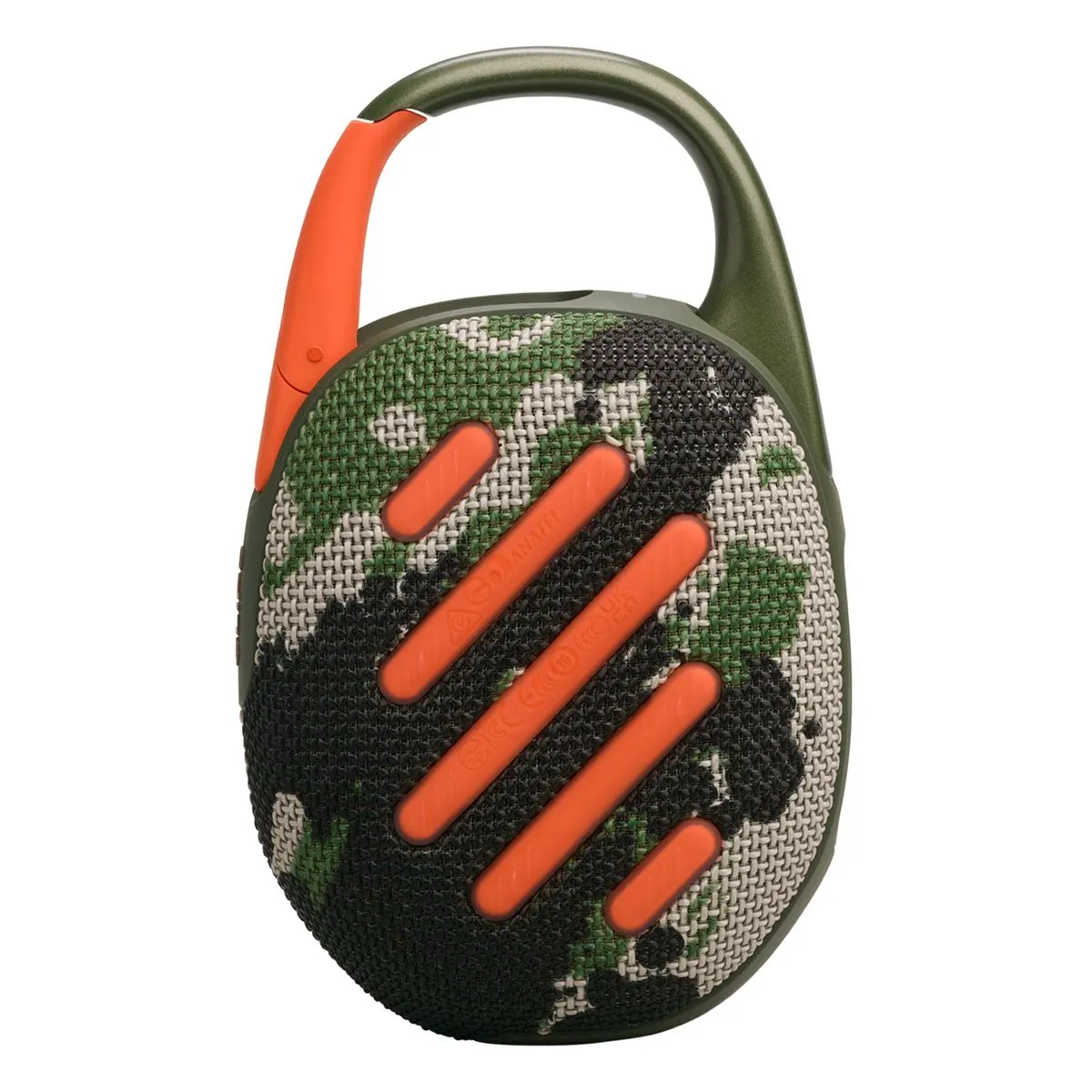 JBL Clip 5 Ultra Portable Bluetooth Speaker with gSport Carbon Fiber Case (Camo)