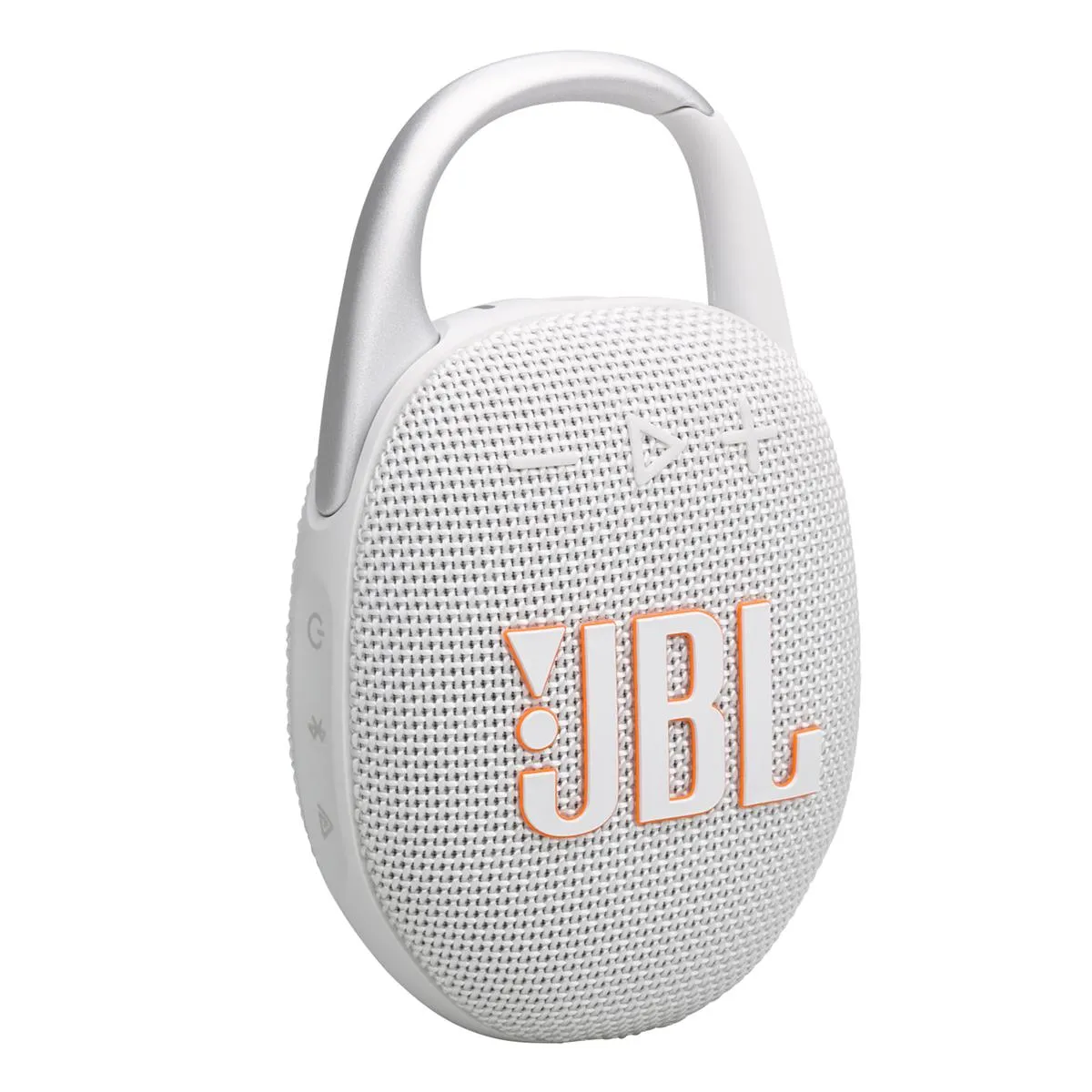 JBL Clip 5 Ultra Portable Bluetooth Speaker with gSport Silicone Sleeve (White)