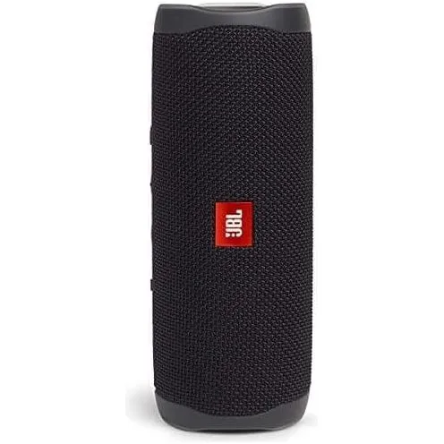 JBL Flip 5 Portable Bluetooth Speaker with Rechargeable Battery, Waterproof, PartyBoost compatible, Midnight Black