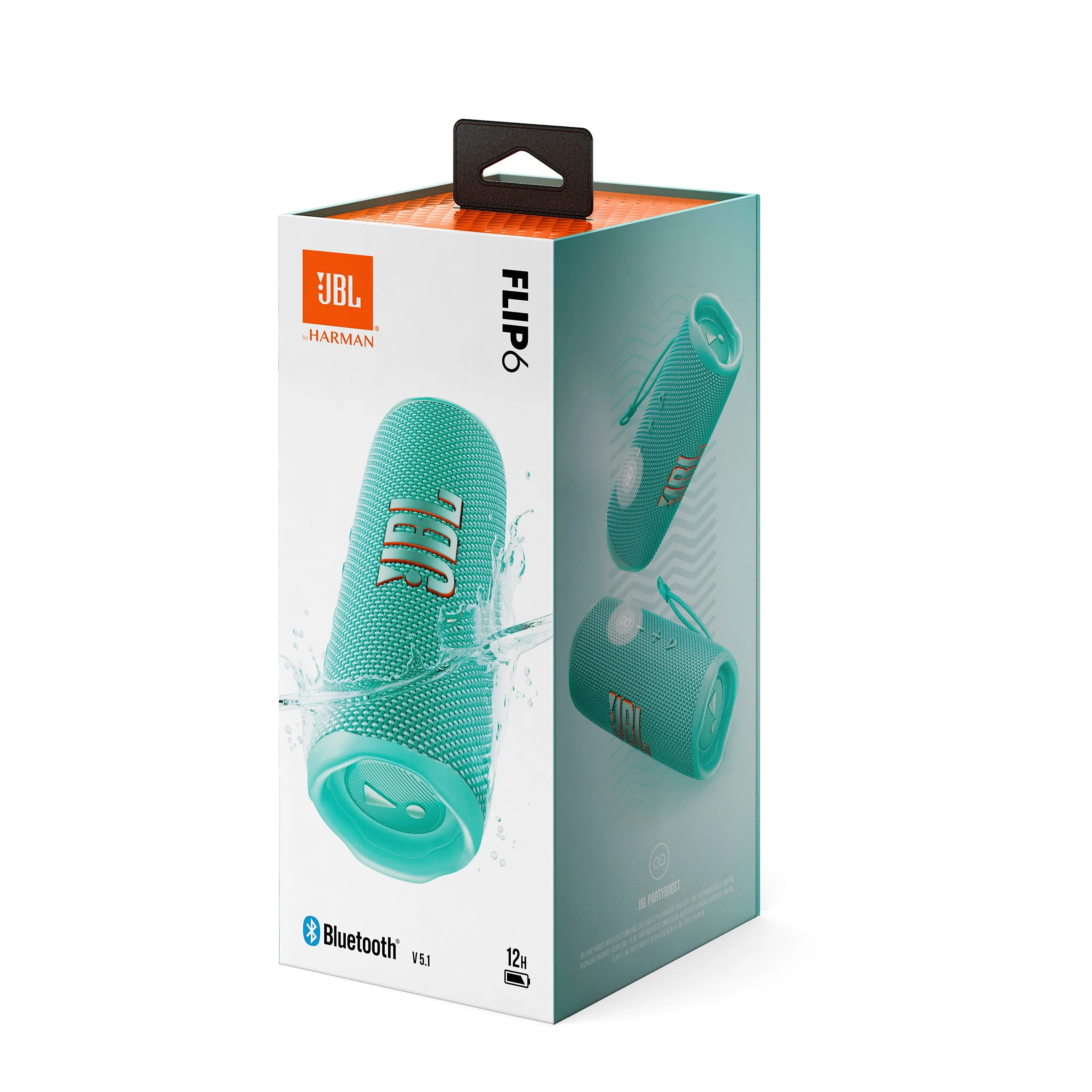 JBL Flip 6 Portable Waterproof Bluetooth Speaker - Teal