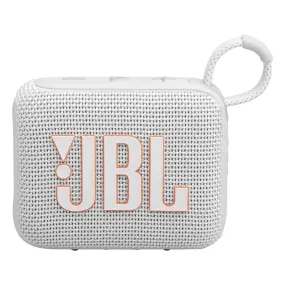 JBL Go 4 Portable Waterproof Bluetooth Speaker (White)