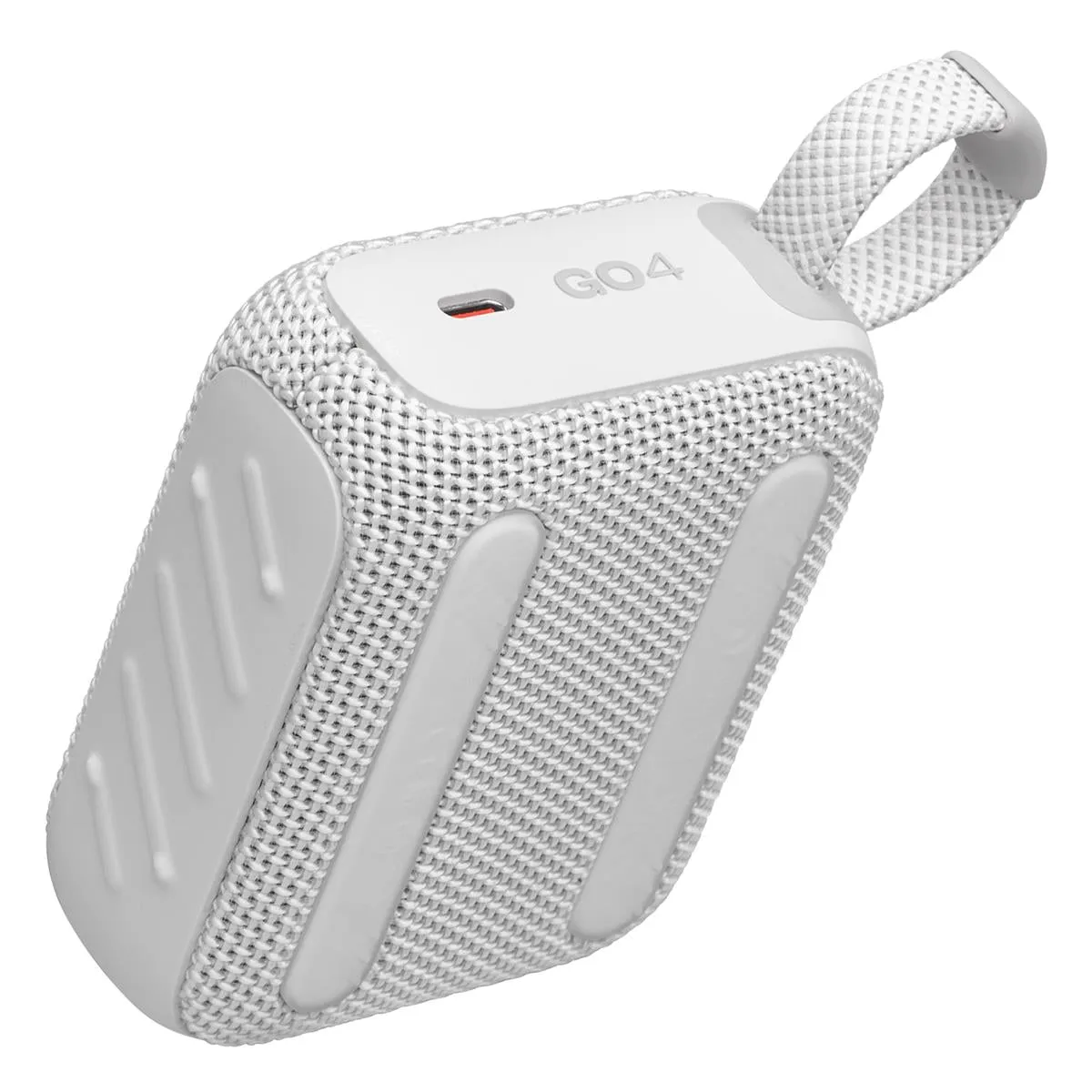 JBL Go 4 Portable Waterproof Bluetooth Speaker (White)