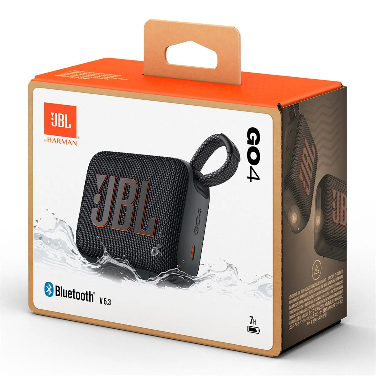 JBL Go 4 Ultra Portable Bluetooth Speaker Bundle with gSport Case (Black)