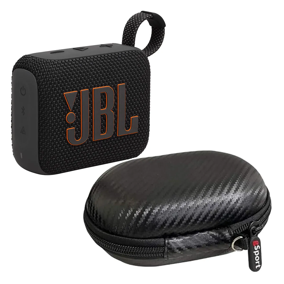 JBL Go 4 Ultra Portable Bluetooth Speaker Bundle with gSport Case (Black)