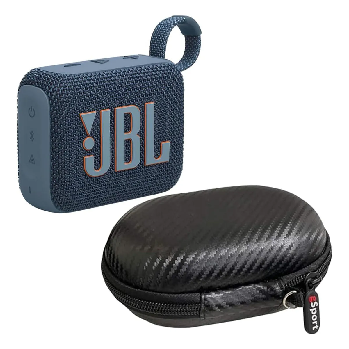 JBL Go 4 Ultra Portable Bluetooth Speaker Bundle with gSport Case (Blue)