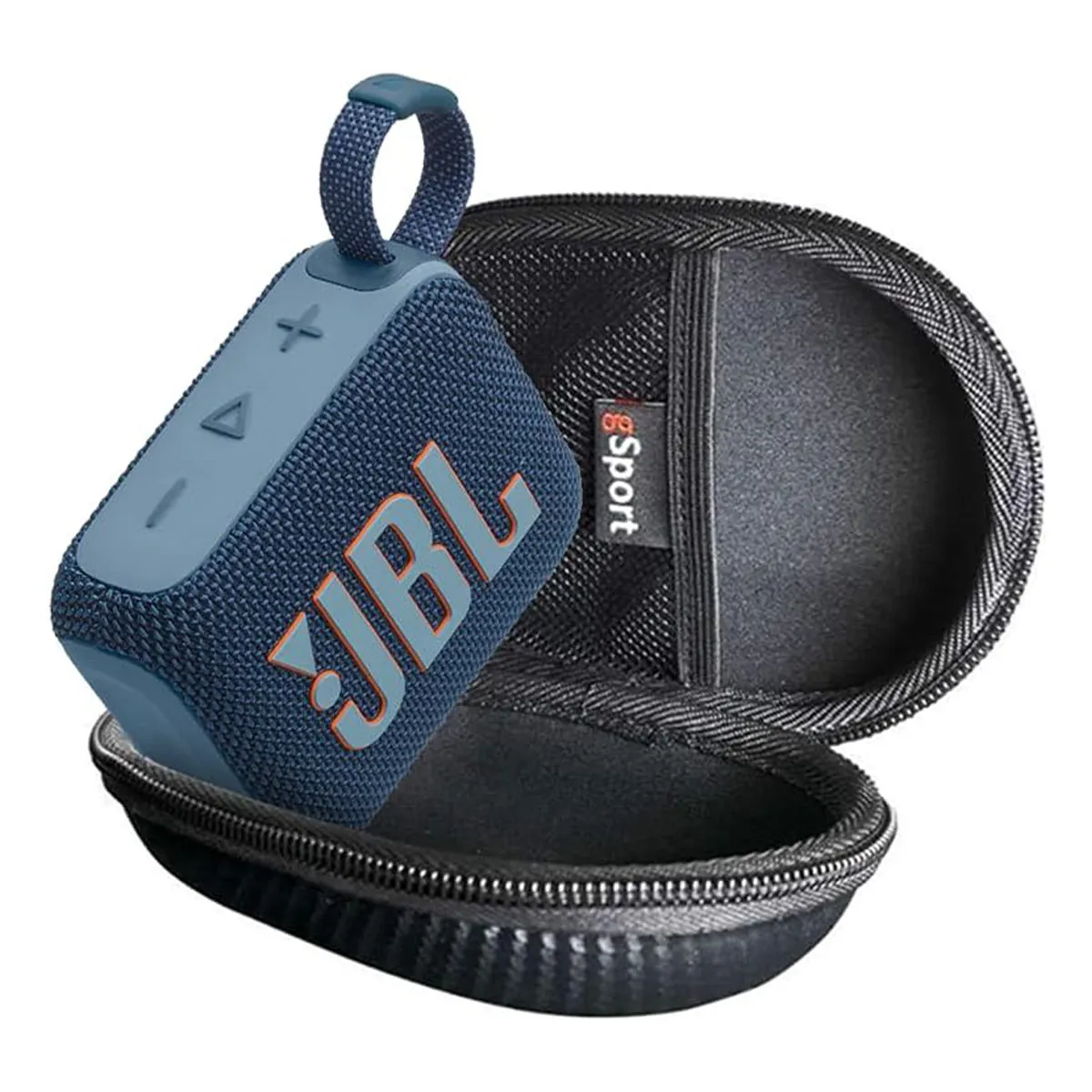 JBL Go 4 Ultra Portable Bluetooth Speaker Bundle with gSport Case (Blue)