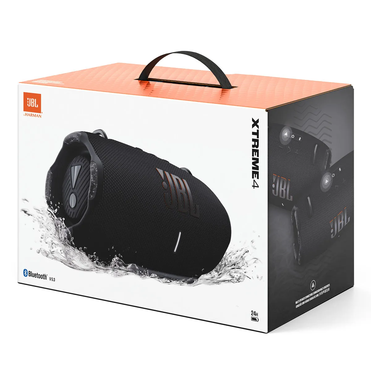 JBL Xtreme 4 Portable Waterproof Bluetooth Speaker (Black)