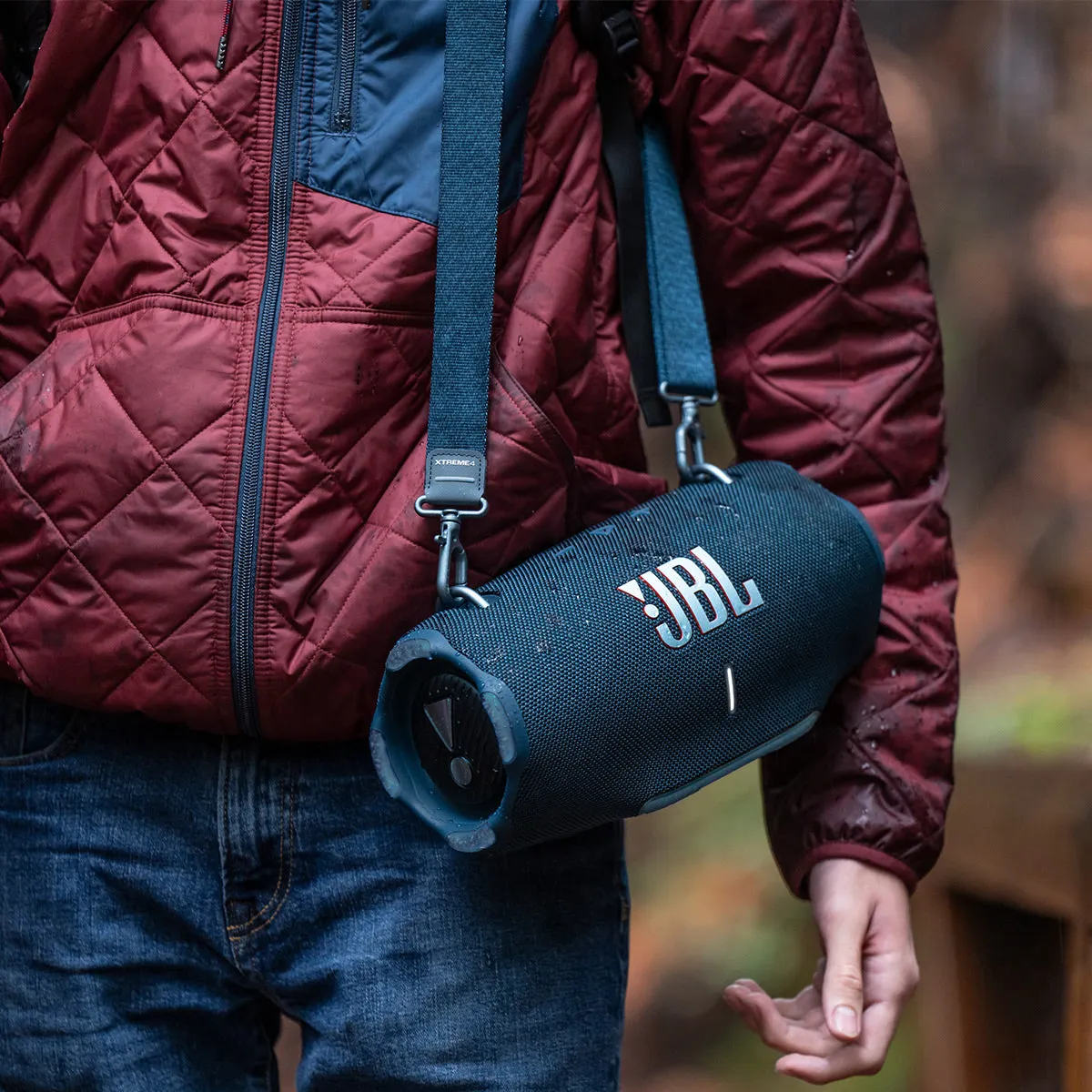 JBL Xtreme 4 Portable Waterproof Bluetooth Speaker (Blue)
