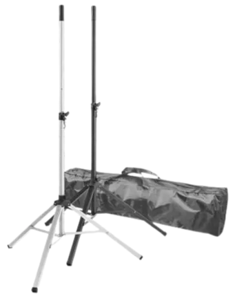 K&M 37175 Speaker Stand with Carry Bag (Set of 2)