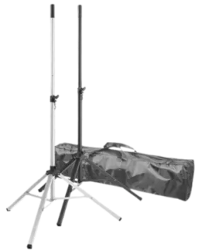 K&M 37175 Speaker Stand with Carry Bag (Set of 2)