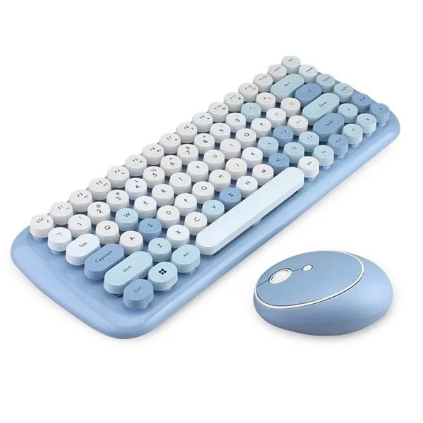 Kawaii Pink Wireless Keyboard