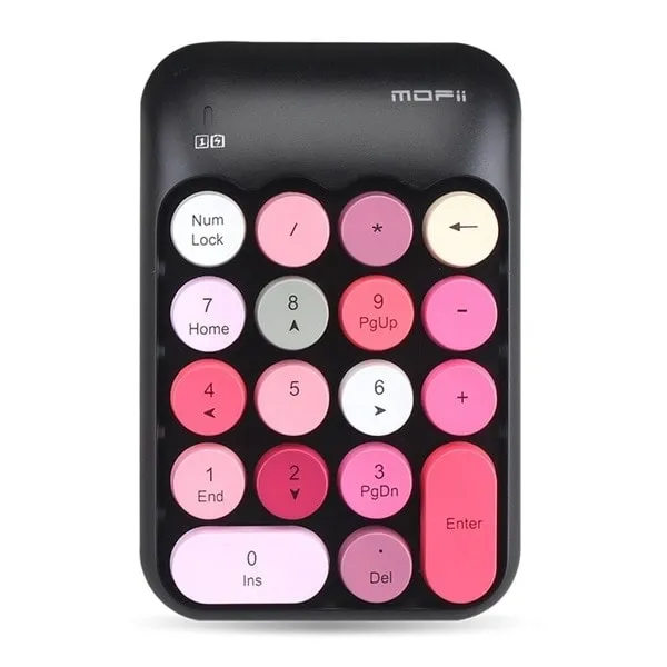 Kawaii Pink Wireless Keyboard