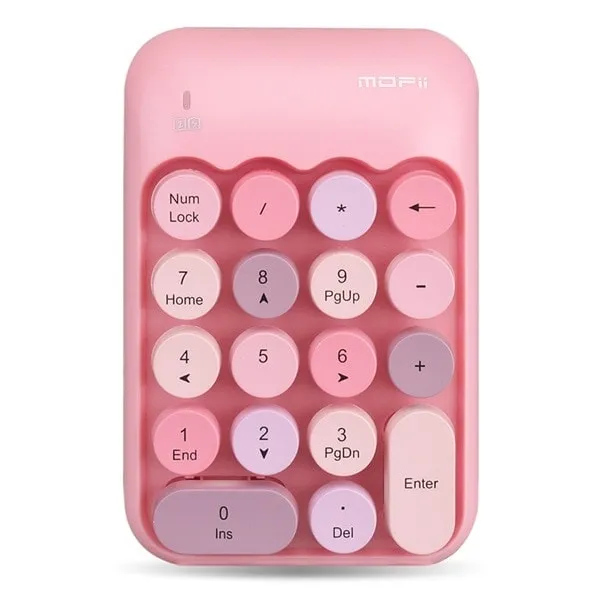Kawaii Pink Wireless Keyboard