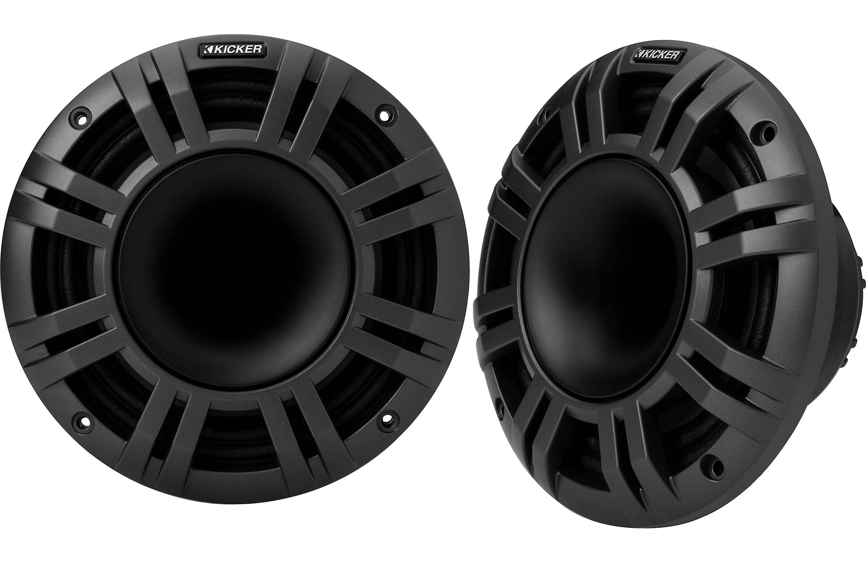Kicker 48KMXL84 8" Marine Speakers w/ Grilles