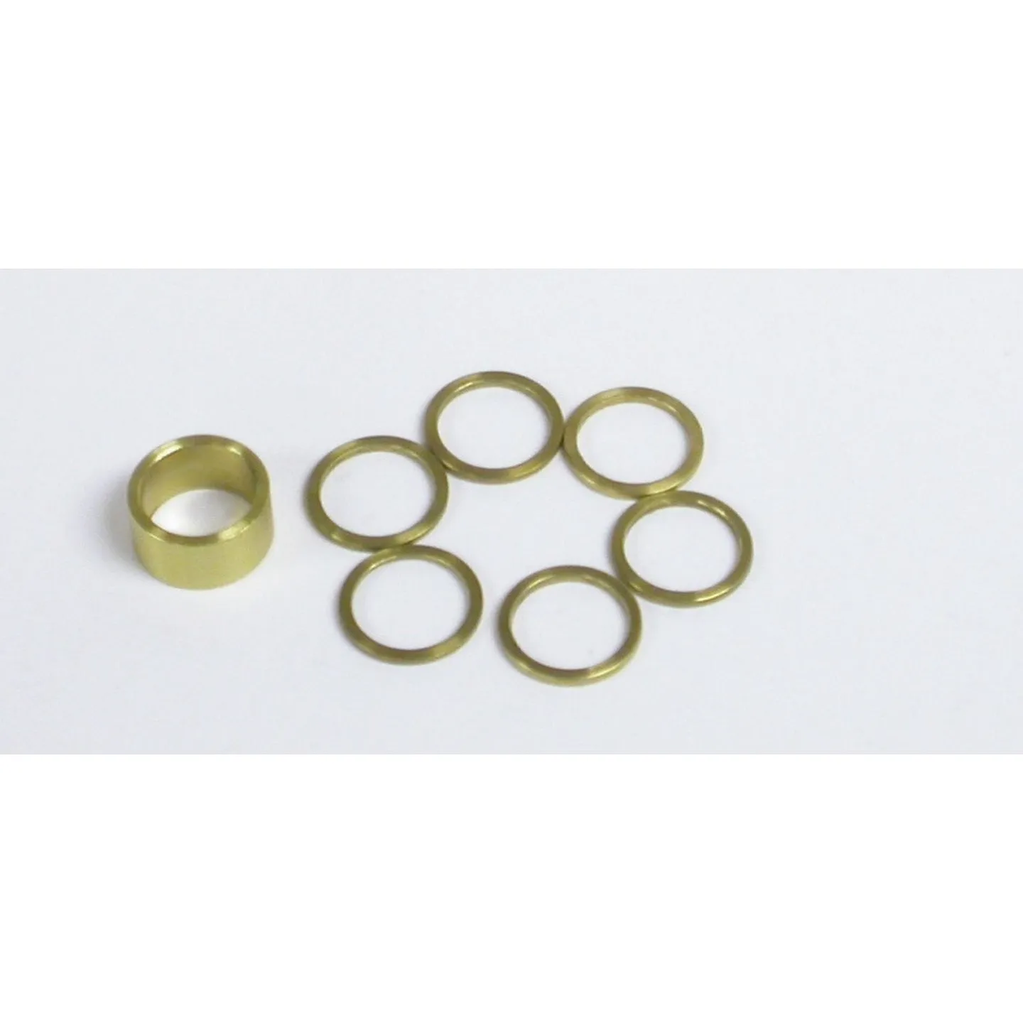 Kinsler Fuel Injection One 0.183" Shim Bypass Shim Kit Six 0.030" Shims Brass Natural - Kinsler Hi-Speed Bypass