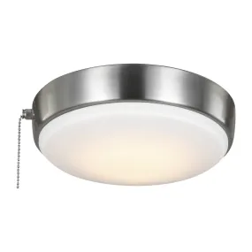 LED Ceiling Fan Light Kit from the Universal Light Kits Collection in Brushed Steel Finish by Visual Comfort Fan