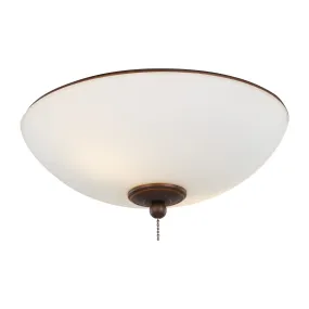 LED Ceiling Fan Light Kit from the Universal Light Kits Collection in Roman Bronze Finish by Visual Comfort Fan