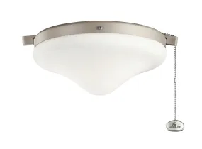 LED Fan Light Kit from the Accessory Collection in Antique Satin Silver Finish by Kichler