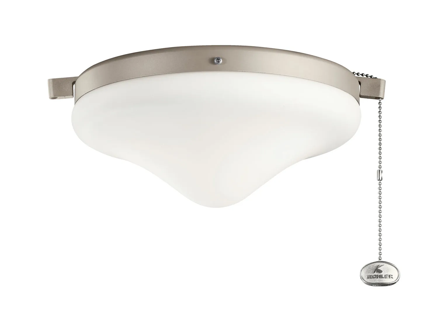 LED Fan Light Kit from the Accessory Collection in Antique Satin Silver Finish by Kichler