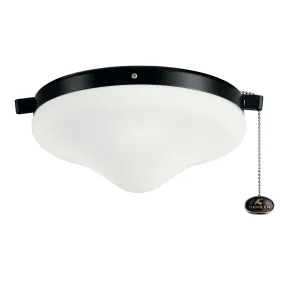 LED Fan Light Kit from the Accessory Collection in Satin Black Finish by Kichler