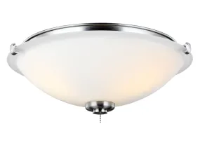 LED Light Kit from the Universal Light Kits Collection in Brushed Steel Finish by Visual Comfort Fan